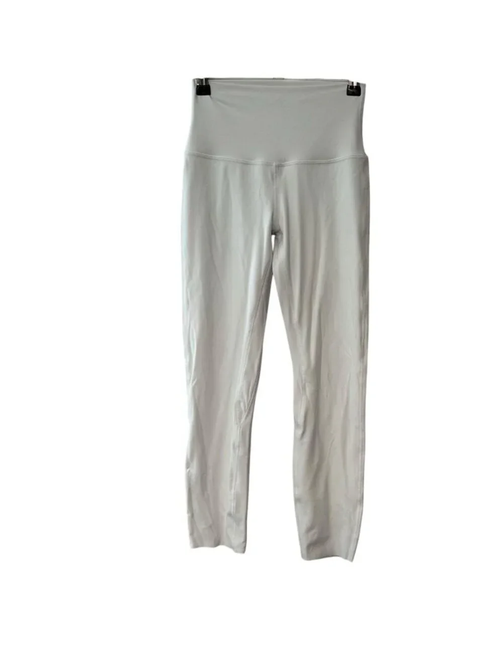 Lululemon Women’s Size 4 Wunder Under White Leggings 7/8 Tight 25” High Rise Gym